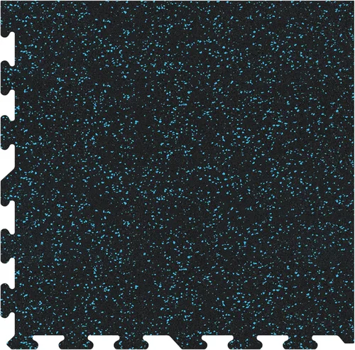 Miniatura 17 de Baldosa de goma IncStores robusta de 8mm, (baldosas de 58x58cm/kit de piezas para el suelo) tatami de gimnasio de goma entrelazado, para suelos
