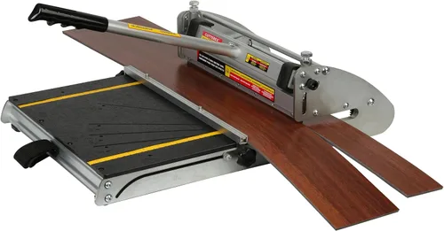 Miniatura 13 de CUTTEREX Heavy Duty 13" profesional cortador de piso de vinilo, pisos multicapa, parquet, paneles de pared de fibrocemento, base cóncava de goma
