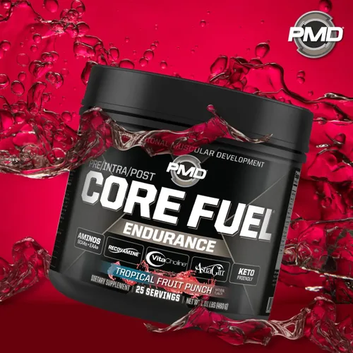 Miniatura 5 de PMD Sports Core Fuel Resistance, Performance & Recovery - BCAAs, EAA, betalanina, betaína anhidra, glutamina, electrolitos - crecimiento muscular
