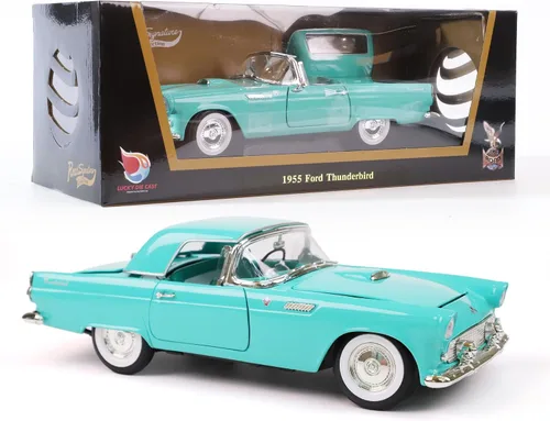 Miniatura 23 de 1948 Tucker Torpedo Escala 1/18 Modelo de Metal Fundido a Presión Premium Colección Clásica Vintage de Aleación de Coches con Vitrina, para Hombres