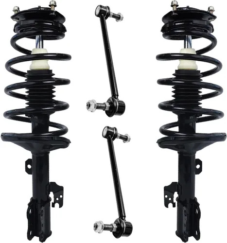 Miniatura 33 de Detroit Axle - Kit de 4 piezas RWD Puntales Delanteros Barras Estabilizadoras para Ford F-150 2021 2022 2023 2024, 2 Puntales con Resorte Helicoidal