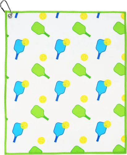 Miniatura 10 de Millie Rose - Toallas de pickleball con estampados de moda, bonitas toallas atléticas de microfibra y algodón de 15 x 17 pulgadas con clip de Arco