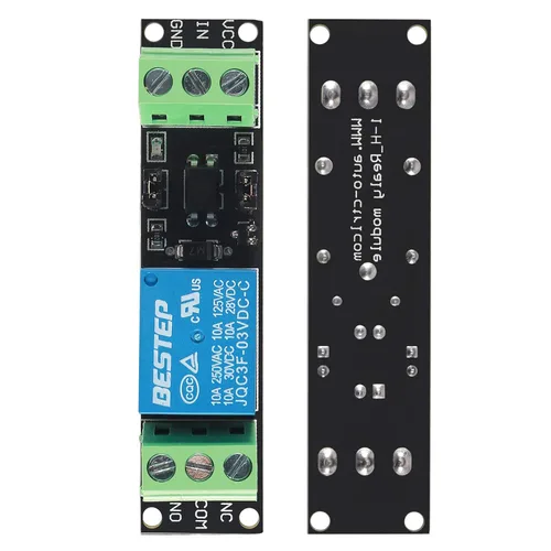 Miniatura 2 de AITRIP Paquete de 8 módulos de interruptor de alimentación de relé de 3 V 1 canal con optoacoplador opto aislamiento disparador de alto nivel