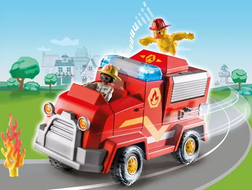 Miniatura 2 de Playmobil Duck On Call - Vehículo de emergencia de la brigada de bomber