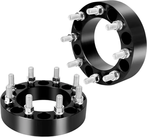 YIZBAP Adaptadores de rueda de 8x6.5 a 8x170 para ruedas F250 F350 en vehículos Silverado, adaptador de rueda de 1.5 pulgadas 0.315x6.500 in a
