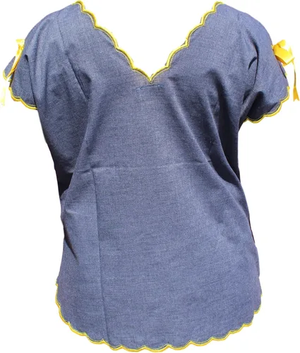Miniatura 2 de Blusas Mexicanas Mujer Diseño Flores Hecho en Yucatán México