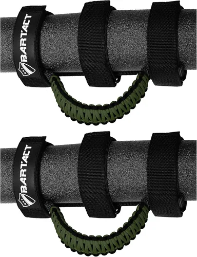 Miniatura 6 de Bartact Asas de agarre de barra antivuelco compatibles con Jeep Wrangler JL, JK, TJ, YJ y Jeep Gladiator 1955-2023 hebilla de metal mejorada, asas
