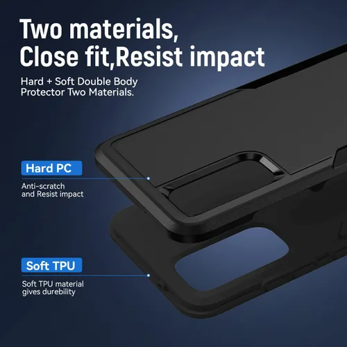 Miniatura 5 de para Galaxy S20 Funda, con protector de pantalla [Probada a caídas de grado militar] Funda protectora resistente y dura para Samsung Galaxy S20