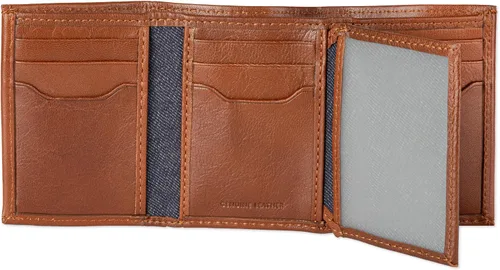 Miniatura 61 de Levi's Billetera triple para hombre, elegante y delgada, incluye ventana de identificación y tarjetero de crédito