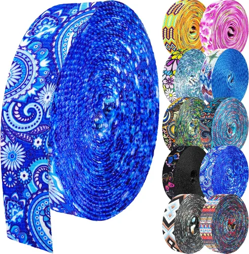 Miniatura 62 de 1.5 pulgadas Correa de nailon con patrón, correas de cinturón de nailon, correas para bolso, correas para mochila, cinturón de nailon