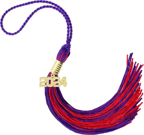 Miniatura 158 de Borla de graduación Aqua 2022, todos los colores escolares disponibles, fabricada en Estados Unidos