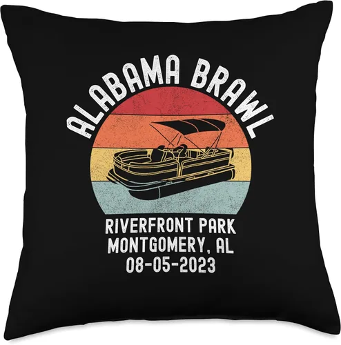 Miniatura 5 de Montgomery Riverfront Brawl Alabama Brawl Riverfront Park Montgomery Alabama Brawl - Almohada (16 x 16 pulgadas), multicolor