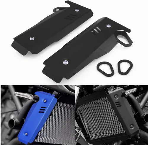 Para MT-07 MT07 FZ 07 2018-2022 Cubierta lateral de la parrilla del radiador de la motocicleta Protector Protector Radiador Refrigerante de agua