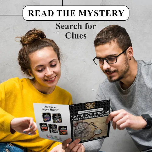Miniatura 5 de Rompecabezas clásico de misterio Bepuzzled - Sherlock Holmes, 1000