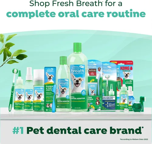 Miniatura 7 de TropiClean Fresh Breath Cat - Aditivo de agua dental + soporte para el tracto urinario, con extracto de arándano, limpieza de dientes y solución