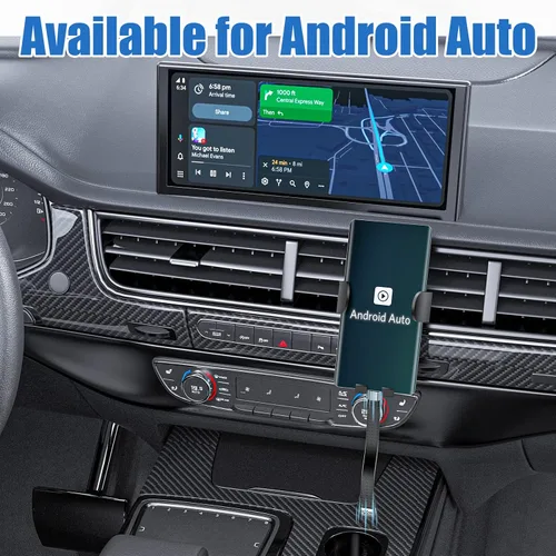 Miniatura 3 de Rixmie Cable corto USB-A a USB-C de 5.5 pulgadas, cable Android Auto para automóvil, carga rápida y sincronización de datos, ideal para automóvil