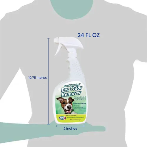 Miniatura 8 de ZORBX Smell Nothing Eliminador de olores para mascotas para olores fuertes, solución perfecta para mantener a tu cachorro con olor fresco y limpio