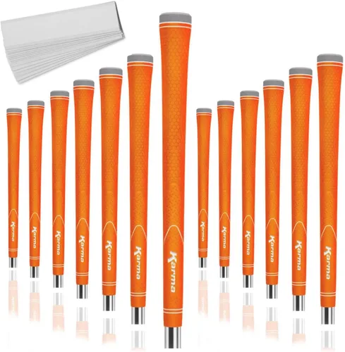 Miniatura 10 de Karma Neion II - Juego de agarres de golf de repuesto, de goma antideslizante de colores vibrantes para hombres y mujeres, elige individual, 9, 13