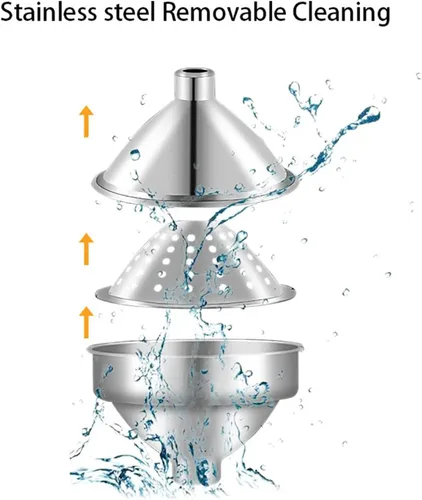 Miniatura 4 de Exprimidor manual de cítricos – Exprimidor de jugo de naranja/limón/fruta – Prensa de jugo de hierro fundido resistente – Base antideslizante, fácil
