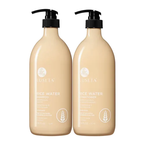 Miniatura 18 de Luseta - Champú y acondicionador de queratina para cabello teñido dañado y seco, tratamiento capilar de queratina para suavizar, nutrir
