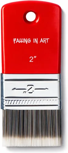 Miniatura 11 de Falling in Art Pincel Filbert Paddle para Pintura, Pincel de Escala para Pinturas al Óleo y Acrílicas, 1 Pulgada