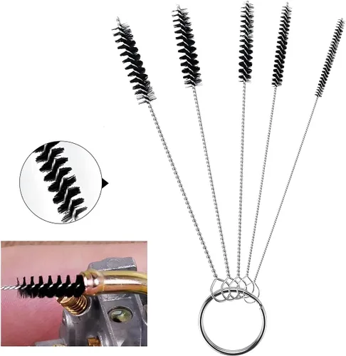 Miniatura 5 de BELOMI Kit de herramientas de limpieza de carburador, limpiador de carburador de carbón para quitar, limpiador de punta de antorcha, juego