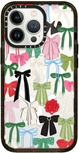 Miniatura 55 de Funda Impact de CASETiFY para iPhone 13 Pro Max con Magsafe - Estuche Claro Cuento de Invierno - Claro Negro Estuche transparente Winter Tale