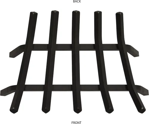 Miniatura 2 de Rejilla para chimenea de Pleasant Hearth de acero compacto prémium con barras de 3/4 de pulgada, Acero, Negro, 21 - pulgadas