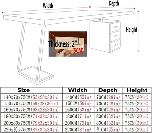 Miniatura 3 de Escritorio moderno y simple de madera maciza para computadora, escritorio de estudio, mesa de juegos, con soporte de CPU y cajón
