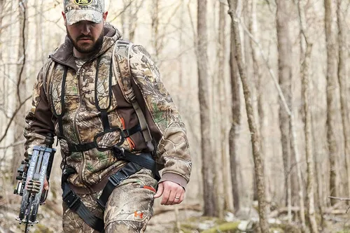 Miniatura 3 de Arnés Hunter Safety System X-1 para cazadores con arco en rodales, ligero, cómodo, seguro para todas las estaciones, gran movilidad