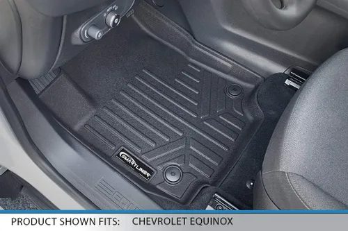 Miniatura 2 de SMARTLINER Juego de tapetes de piso de ajuste personalizado de 2 filas compatibles con Chevrolet Equinox 2018-2024