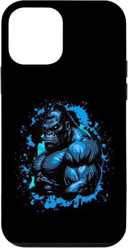 Miniatura 12 de iPhone 12 Pro Max Gorilla Workout Animal Beast Muscles Bodybuilding Gym Case
