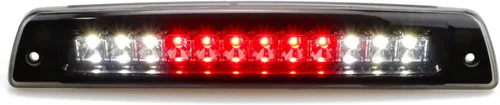Tresound Para Dodge Ram 1994-2001 1500/2500/3500 Tercera Luz de Freno LED Lámpara de Carga Luz de Freno de Montaje Alto Reemplazo (Negro + Lente