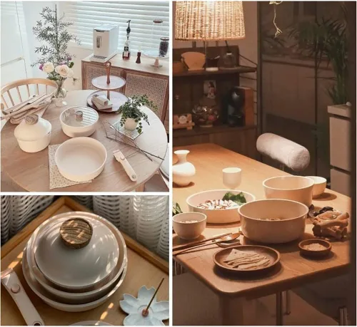 Miniatura 3 de Sodam - Juego de utensilios de cocina con tapa transparente (6 unidades)