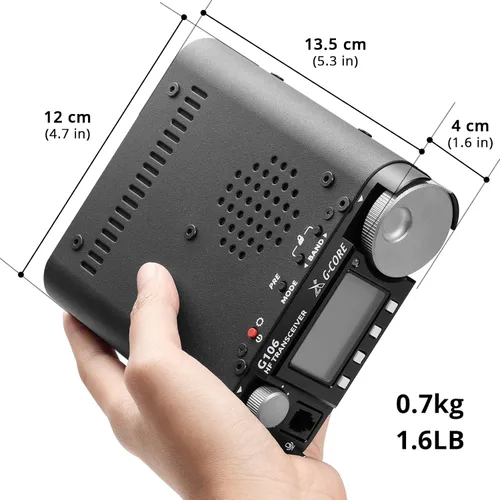 Miniatura 3 de Xiegu Transceptor G106 SDR HF, radio 5W QRP, SSB CW AM WFM, ayuda FT8