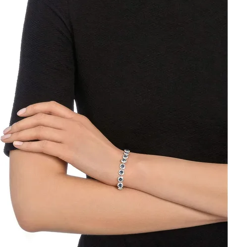Miniatura 3 de Swarovski Pulsera chapada en rodio angelical de cristal