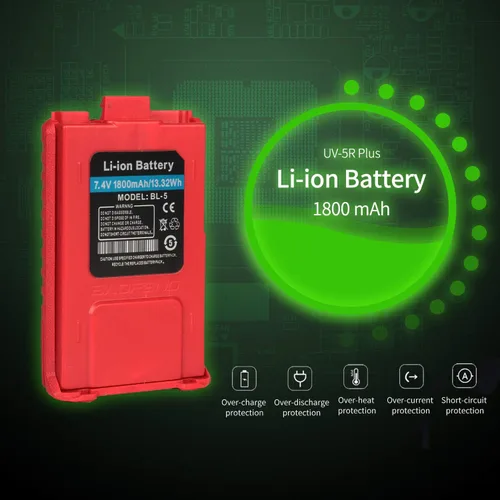 Miniatura 4 de BAOFENG UV-5R+ Plus Radio bidireccional, largo alcance para adultos, recargable con auricular, walkie talkie para exteriores, 144-148 420-450 MHz
