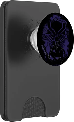 Miniatura 7 de Marvel Black Panther King T'Challa Forest Mask PopSockets PopGrip: agarre intercambiable para teléfonos y tabletas