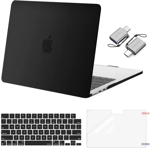 Miniatura 25 de Mosiso Funda para MacBook Air de 13 y 13.6 pulgadas, 2024, 2023 y 2022, M3 A3113, M2 A2681, Touch ID, carcasa rígida, cubierta de teclado, protector