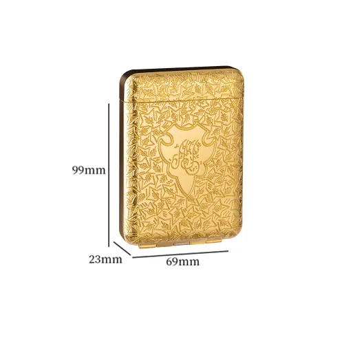 Miniatura 2 de Funda para cigarrillos con encendedor USB 16 piezas 84mm Cigarrillos eléctricos recargables sin llama resistentes al viento tamaño Regular/King Negro