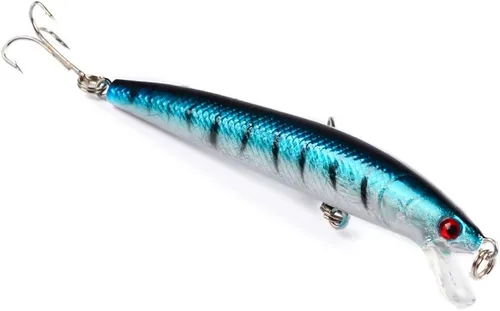 Miniatura 5 de 10 señuelos de pesca Minnow Crankbaits, cebos duros de pesca, señuelos Minnow señuelos Topwater señuelos cebos