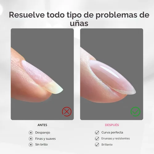 Miniatura 6 de BORN PRETTY Gel Constructor para Uñas, Gel de Construcción de Uñas de 8 en 1 Transparente para la Cúspide de la Uña y Fortalecedor de Extensión