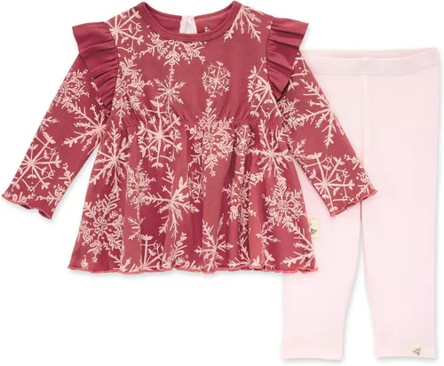 Miniatura 29 de Burt's Bees Baby Conjunto de camiseta y pantalón para bebé, túnica y leggings, 100% algodón orgánico