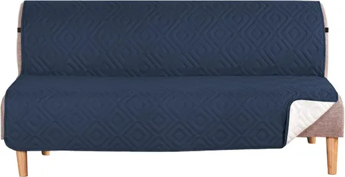 Miniatura 70 de H.VERSAILTEX Funda reversible para silla, protector de muebles antideslizante, resistente al agua, con correas elásticas de 2 pulgadas