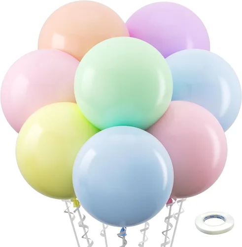 Miniatura 9 de Bezente - Globos de 12 pulgadas de látex con confeti para bodas, graduaciones, despedidas de soltera y cumpleaños, aptos para helio, dorado, 60