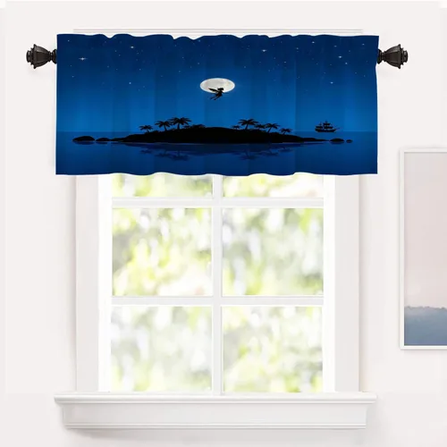 Miniatura 118 de Shrahala Cortinas de hojas de arce otoñales para ventanas de cocina, hojas rojas ardientes, fondo marrón, paneles de cortina de ventana de poliéster