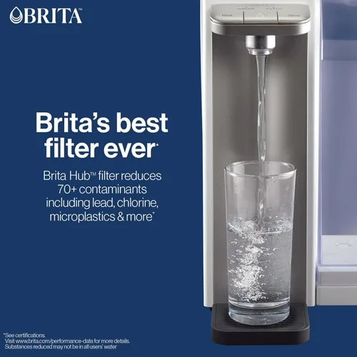 Miniatura 3 de Brita Filtro de agua de repuesto, sin BPA, reemplaza 900 botellas de agua de plástico, dura seis meses o 120 galones, incluye 1 filtro, esencial