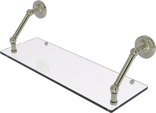 Miniatura 4 de Allied Brass PR-1/22-ORB Pr - Estante de vidrio con bordes biselados de 1 pulgada, 22 pulgadas, bronce aceitado