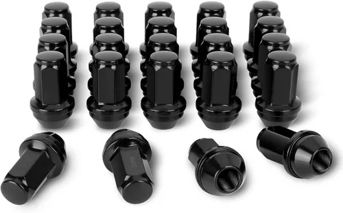 Miniatura 14 de Tuercas de llanta de 14 x 1.5 para Ford F150 2015-2024, diseño sólido de una pieza para F-ord Expedition F-150 Lincoln Navigator en ruedas de Negro