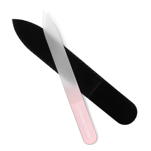 Miniatura 10 de LONDONTOWN Lima de uñas de vidrio negro, 0.48 onzas (paquete de 1)